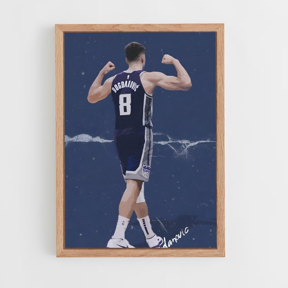 Poster L'Homme au Ballon – affiche Basketball (vue 4)